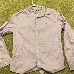 Long sleeve dress shirt. Purple